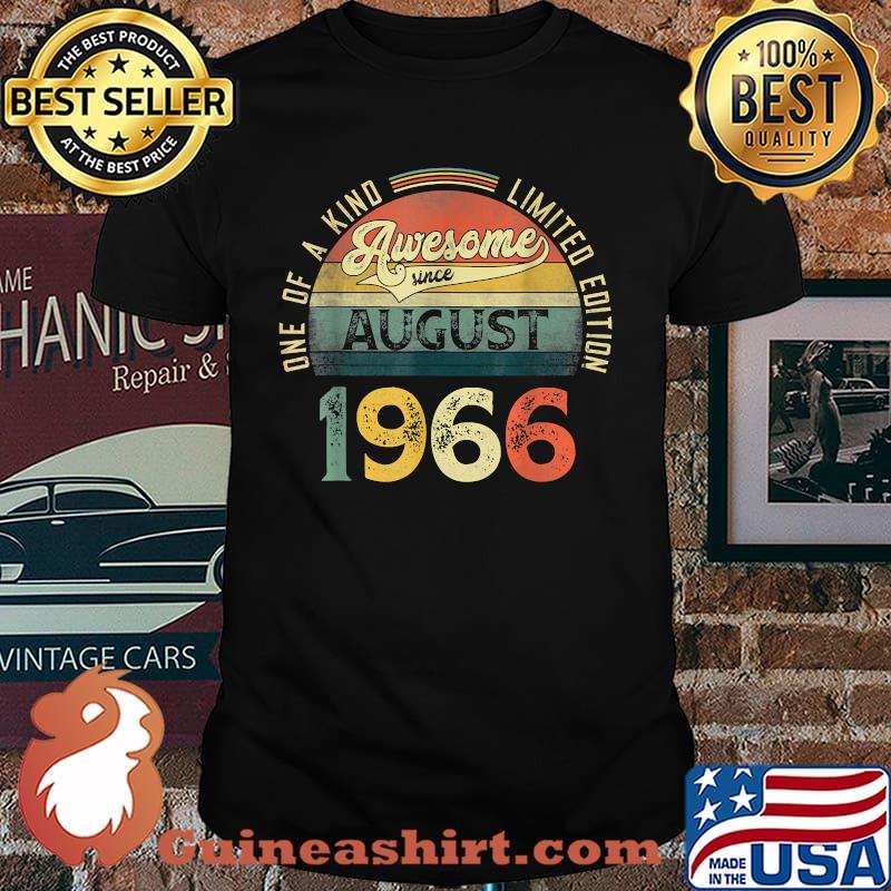 One of a kind limited edition awesome since august 1966 vintage T-Shirt