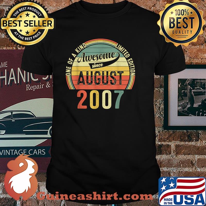 One of A Kind Limited Edition Awesome Since August 20097 Vintage Shirt
