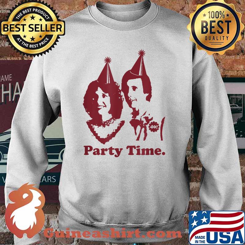 Party Time. Party hats on Funny Couple 40th Anniversary T-Shirt Sweater