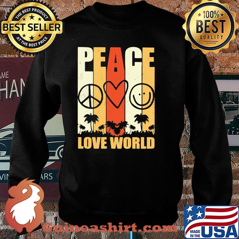 Peace Love World Hippie Shirt Sweater