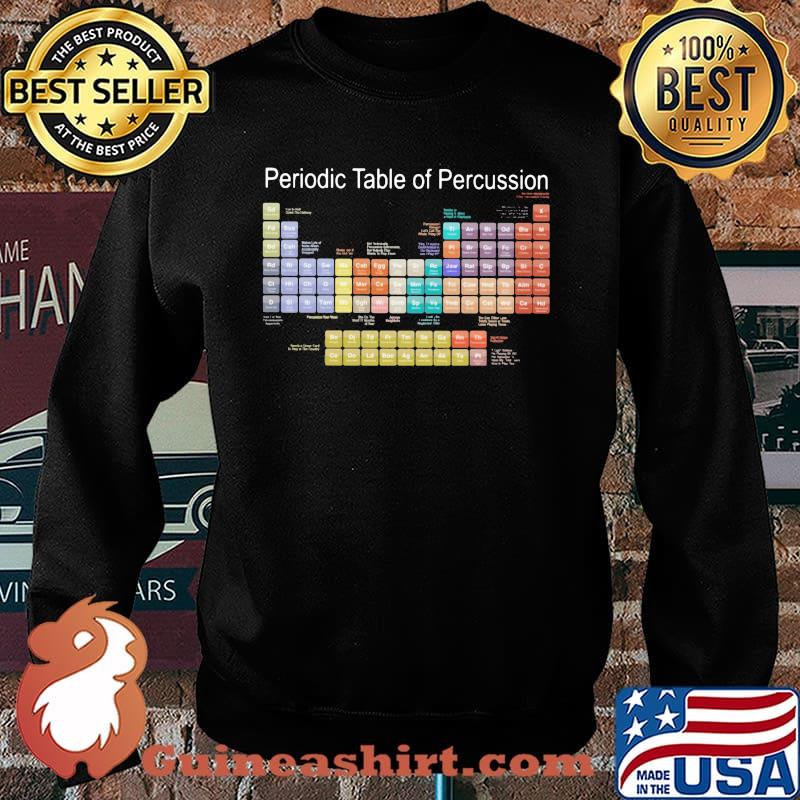 Periodic Table Of Percussion Shirt Sweater