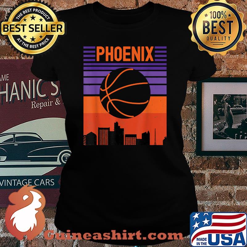 Phoenix Basketball Arizona Vintage T-Shirt Laides tee