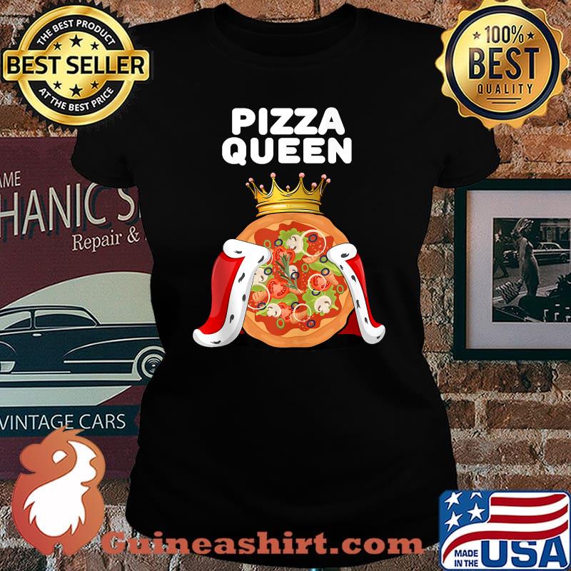 Pizza Queen Crown T-Shirt Laides tee