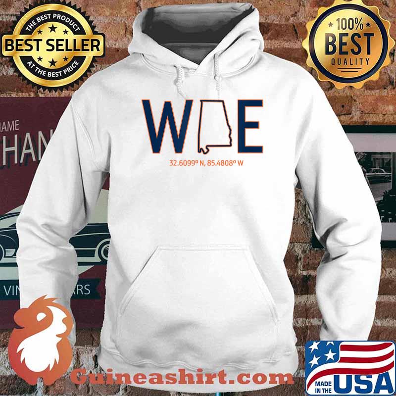 Prime Meridian - WDE 32.6099N 85.4808W Shirt Hoodie