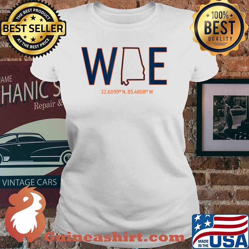 Prime Meridian - WDE 32.6099N 85.4808W Shirt Ladies tee