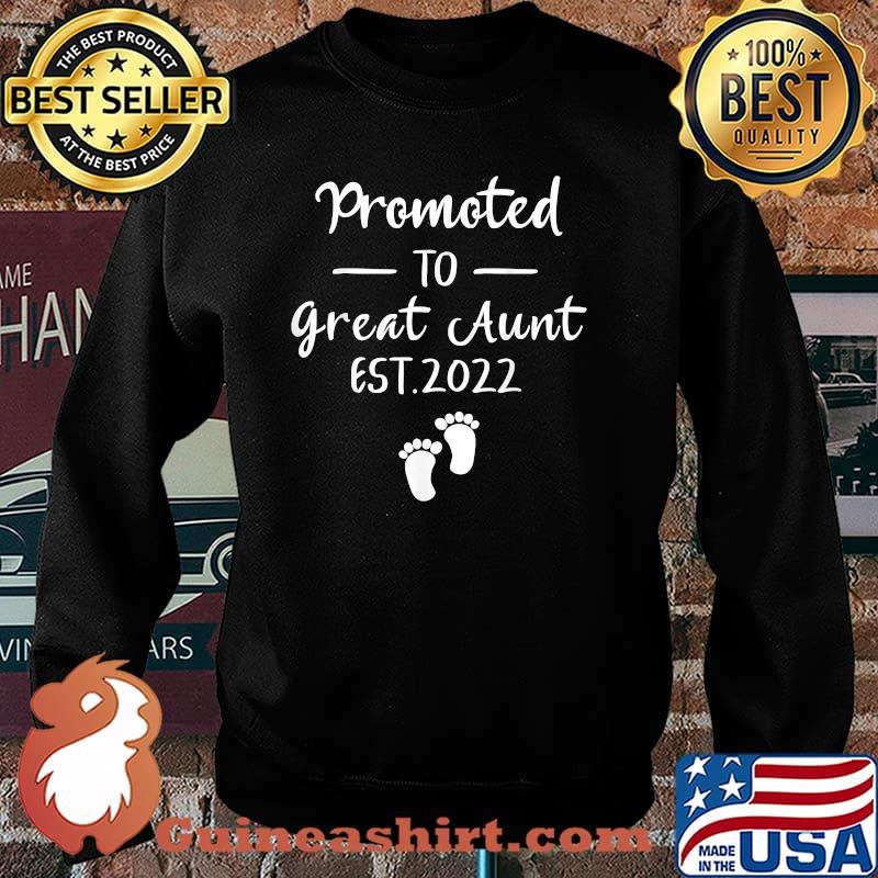 Promoted To Great Aunt 2022 T-Shirt Sweater
