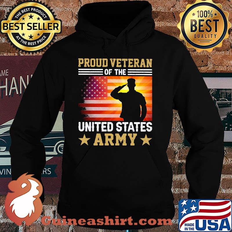 Proud veteran of the united states army american flag Hoodie