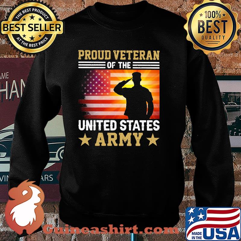 Proud veteran of the united states army american flag Sweater