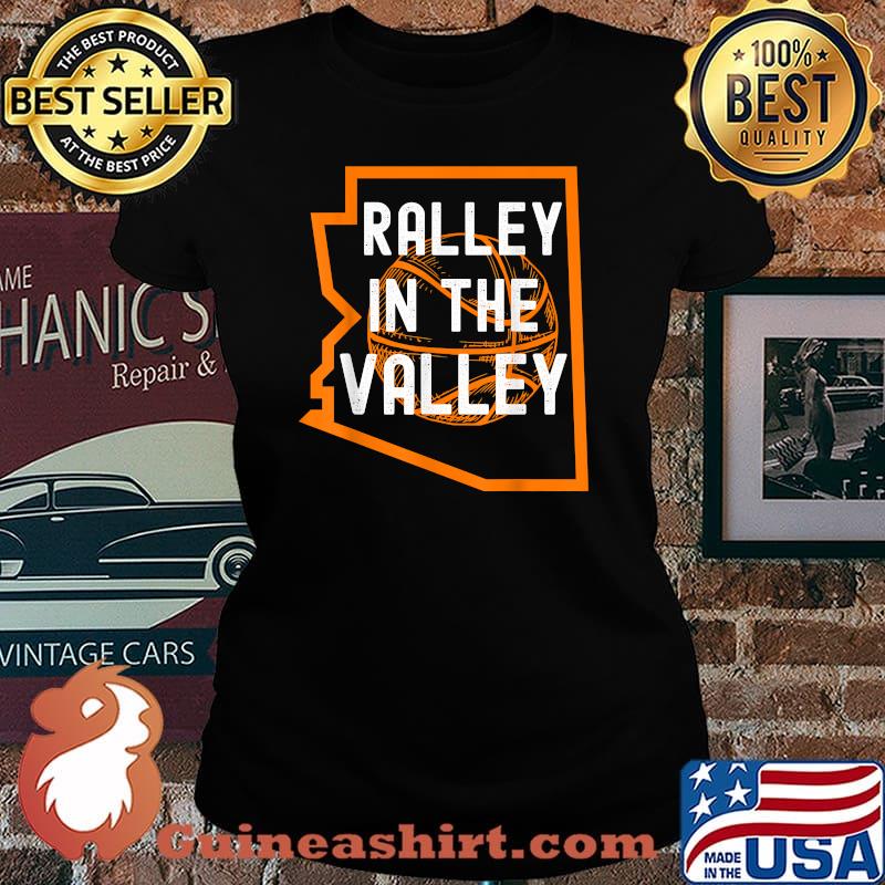 Ralley In The Valley Phoenix Basketball Arizona State PHX Shirt Laides tee