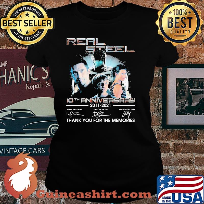 Real steel 10th anniversary thank you for the memories signatures Laides tee