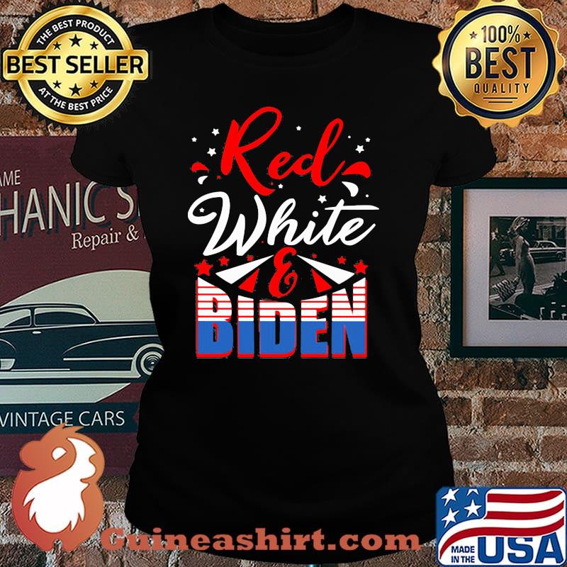Red White And Biden Shirt Laides tee