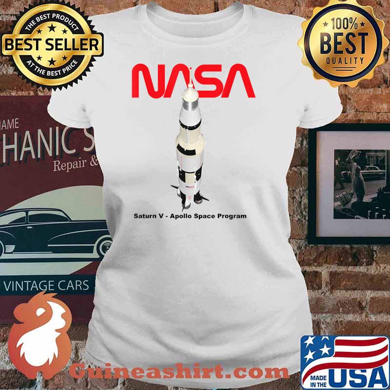 Saturn V Apollo Space Program NASA Shirt Ladies tee