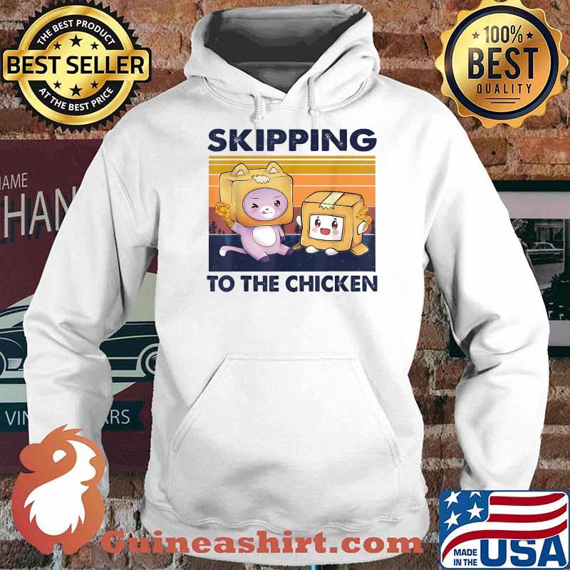 Skipping To The Retro Chicken Funny Lanky Arts Box Videogame Vintage T-Shirt Hoodie