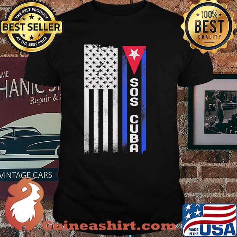 SOS CUBA Flag shirt