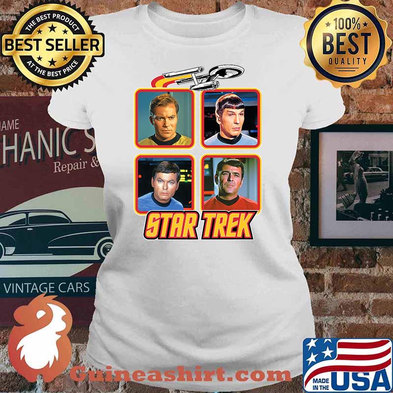 Star Trek Retro Blocks T-Shirt Ladies tee