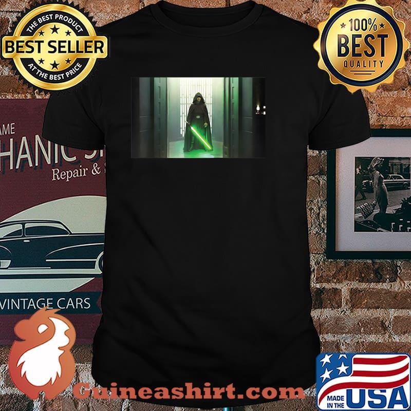 Star Wars The Mandalorian Luke Skywalker Jedi Entrance Raglan Shirt