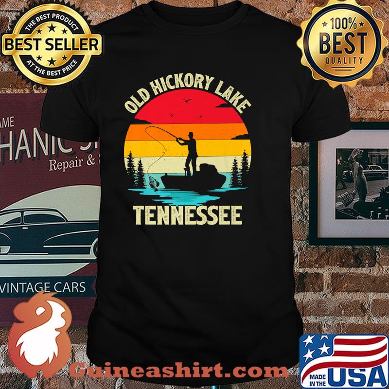 Summer Vacation Fishing Vintage Tennessee Old Hickory Lake Premium Shirt