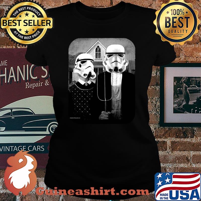 SW American gothic Star War Shirt Laides tee