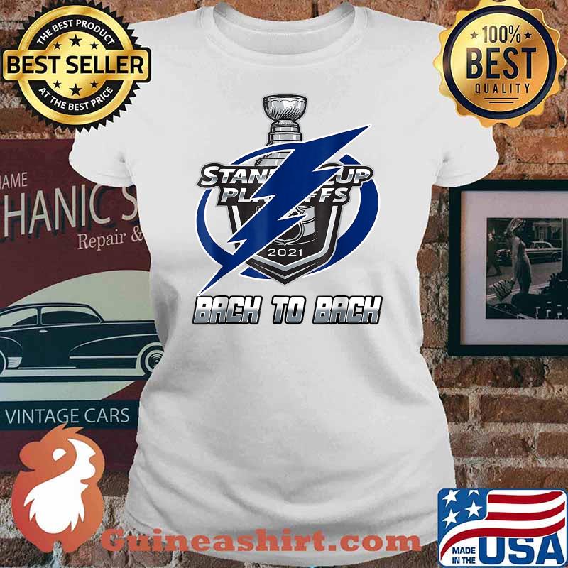Tampa Bay City Back to Back Lightning Thunder Reign Hockey T-Shirt Ladies tee