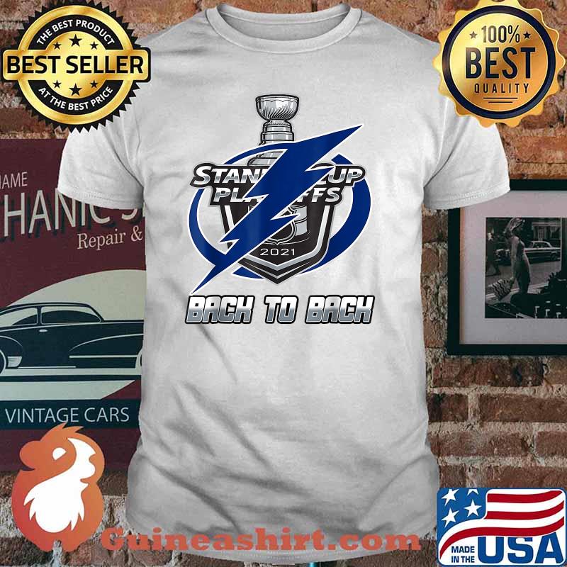 Tampa Bay City Back to Back Lightning Thunder Reign Hockey T-Shirt