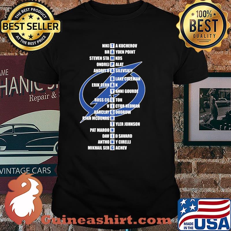 Tampa bay lightning name player shirt