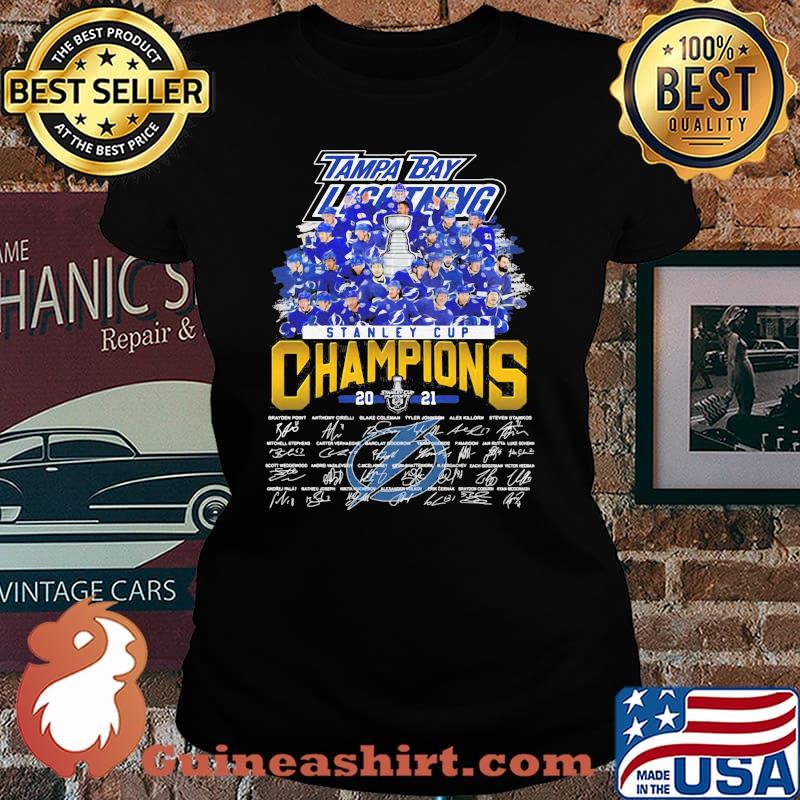 Tampa Bay Lightning The Champion Stanley Cup Shirt Laides tee