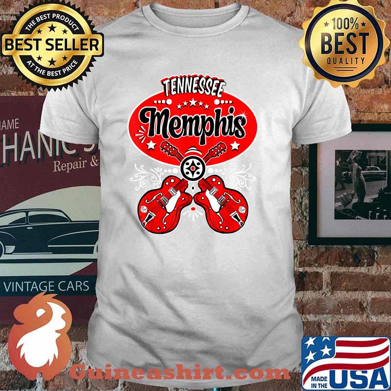 Tennessee Memphis Guitar Music Rockabilly T-Shirt