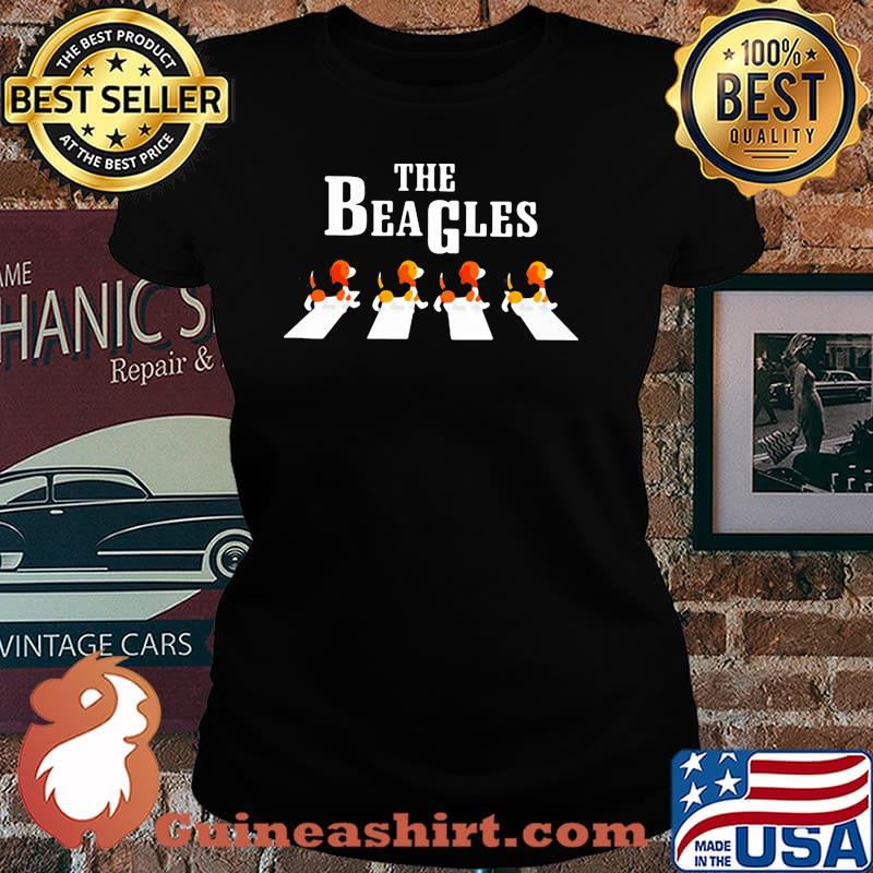 The beagles dog mom abbey road Laides tee