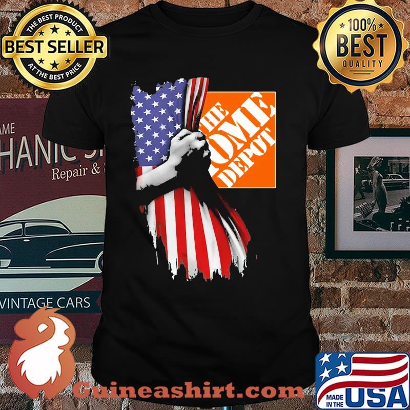 The Home Depot American Flag shirt