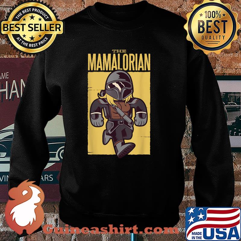 The Mamalorian Happy Mothers Hustler Mothers Day Mom Joke T-Shirt Sweater