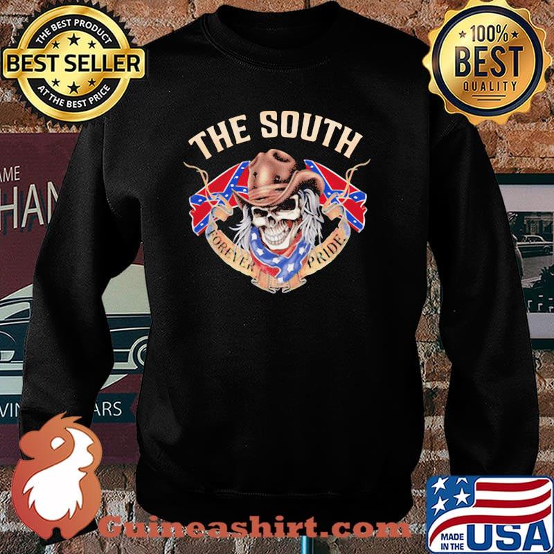 The South Forever Pride Skull Flag Shirt Sweater
