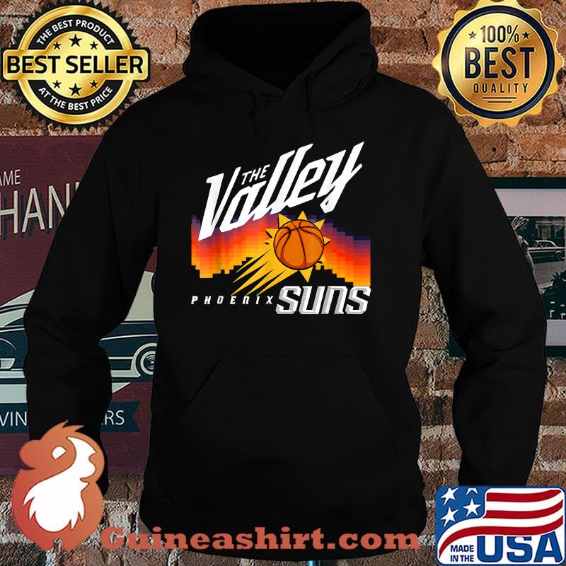 The Valley Oop Phoenix Basketball Retro Sunset Basketball T-Shirt Hoodie