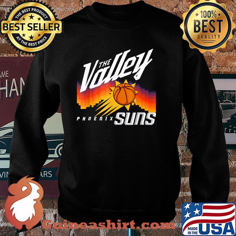 The Valley Oop Phoenix Basketball Retro Sunset Basketball T-Shirt Sweater