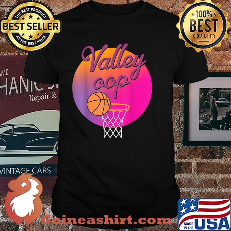 The Valley Oop Phoenix Basketball Retro Sunset T-Shirt