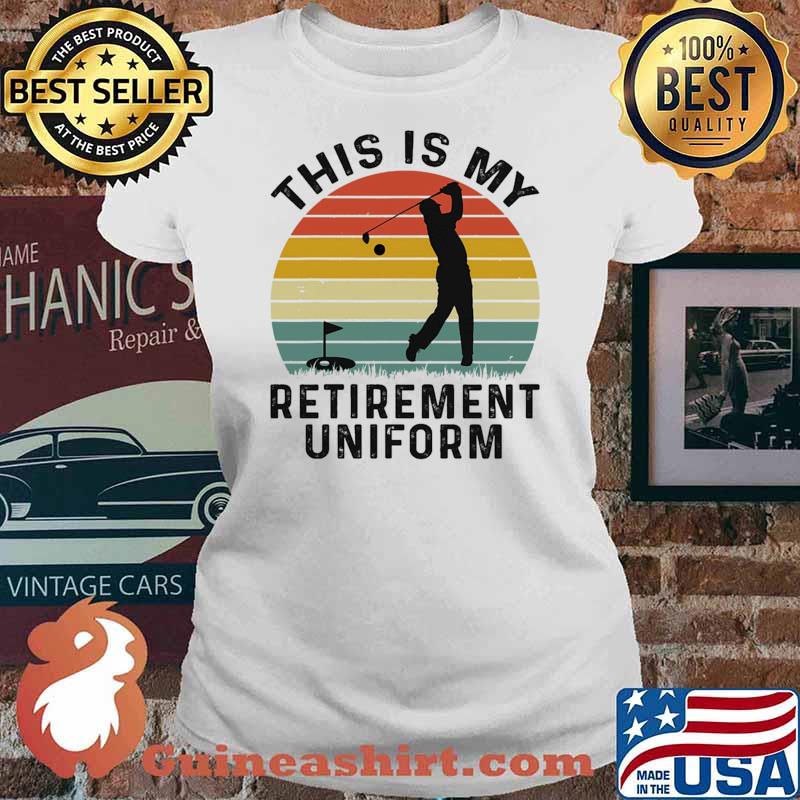This is my retirement uniform golf vintage Ladies tee