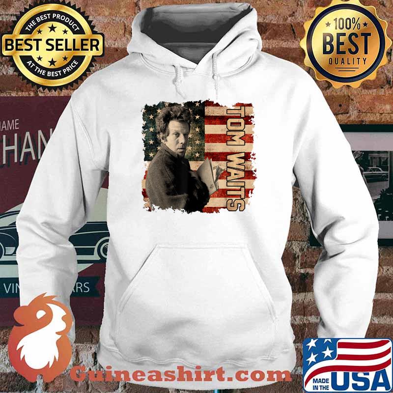 Tom Waits Music Flag American USA T-Shirt Hoodie