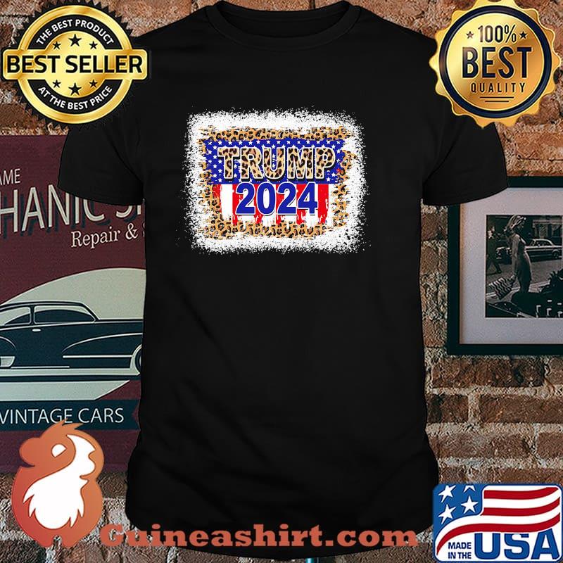 Trump 2024 election democrat leopard shirt
