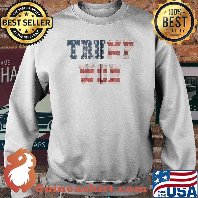 Trump Won American Flag Shirt Sweater