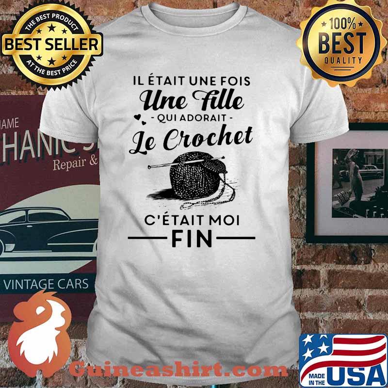 Une fille qui adorait le crochet fin shirt