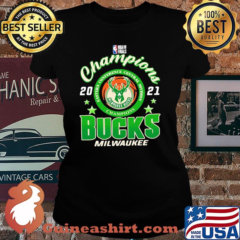 Vintage 2021 Milwaukee Bucks Eastern Conference NBA Basketball Finals Playoffs 2021 Shirt Laides tee