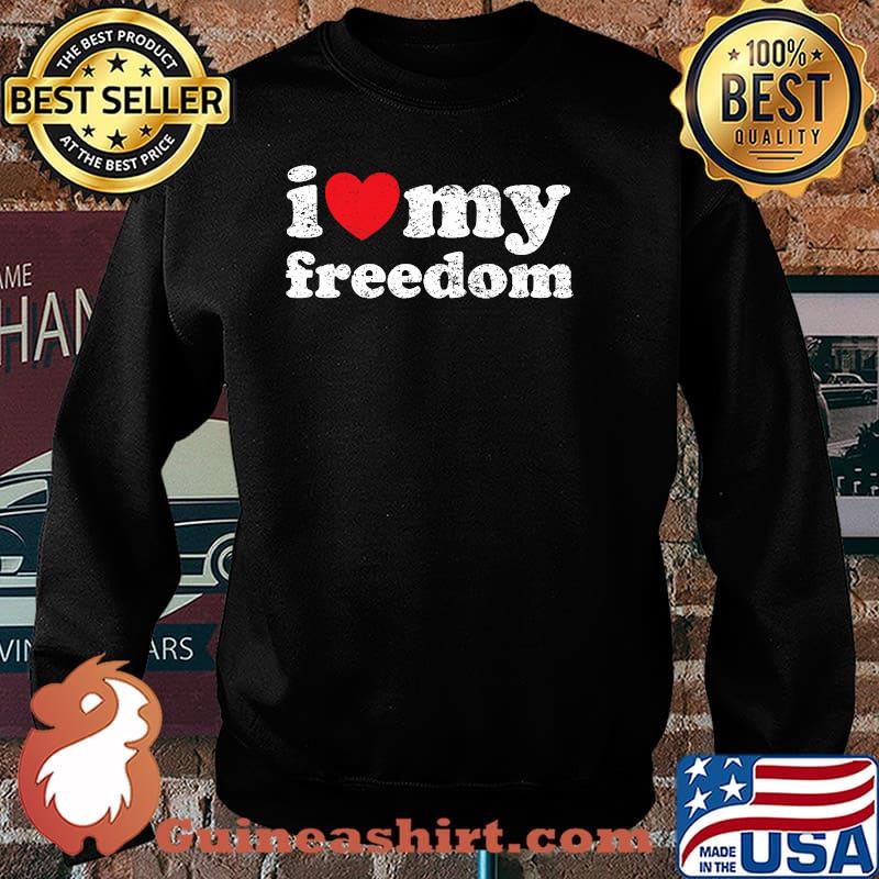 Vintage Distressed I Love My Freedom Premium Shirt Sweater
