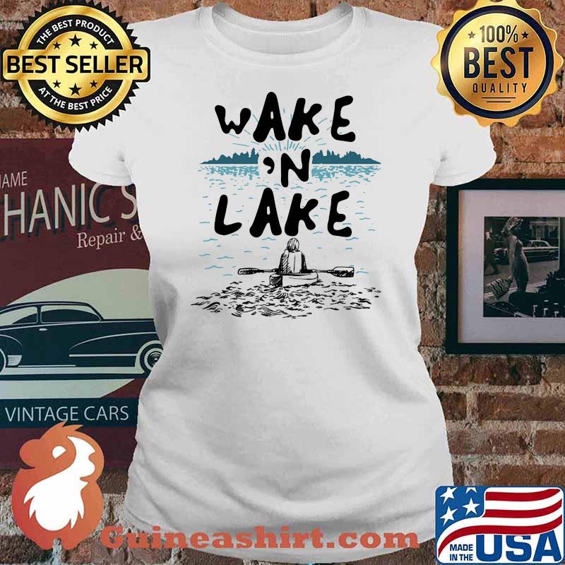 Wake and lake kayak Ladies tee