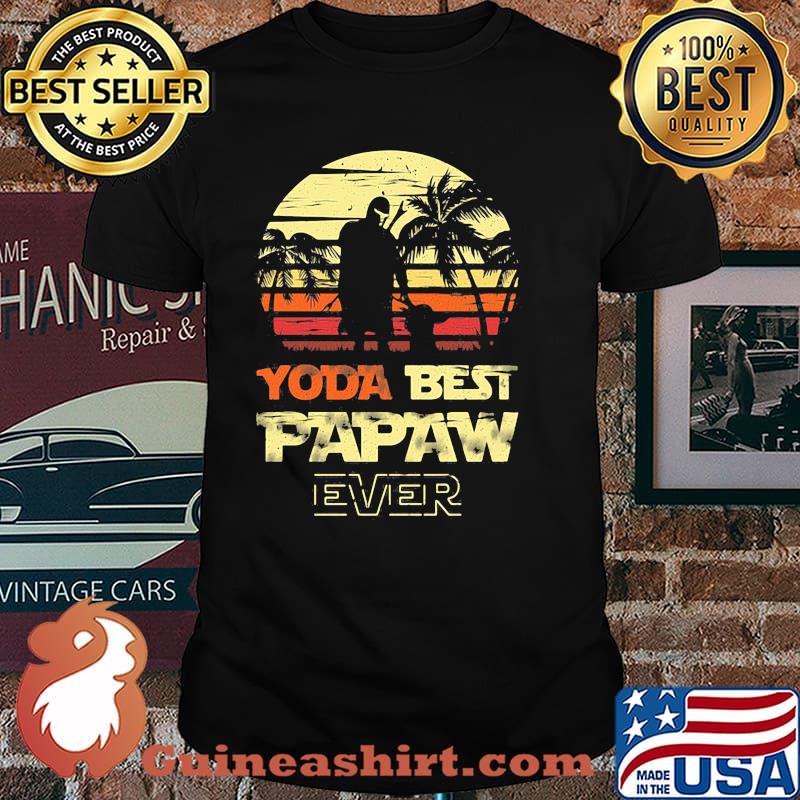Yoda best papaw ever vintage shirt