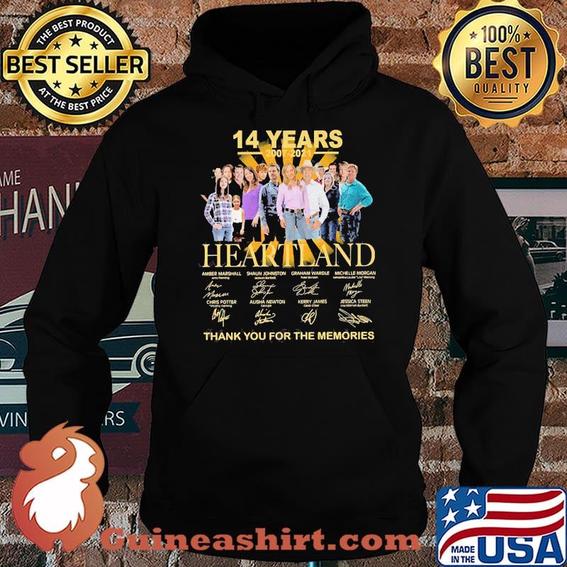14 years 2007 2021 heartland thank you for the memories signatures Hoodie