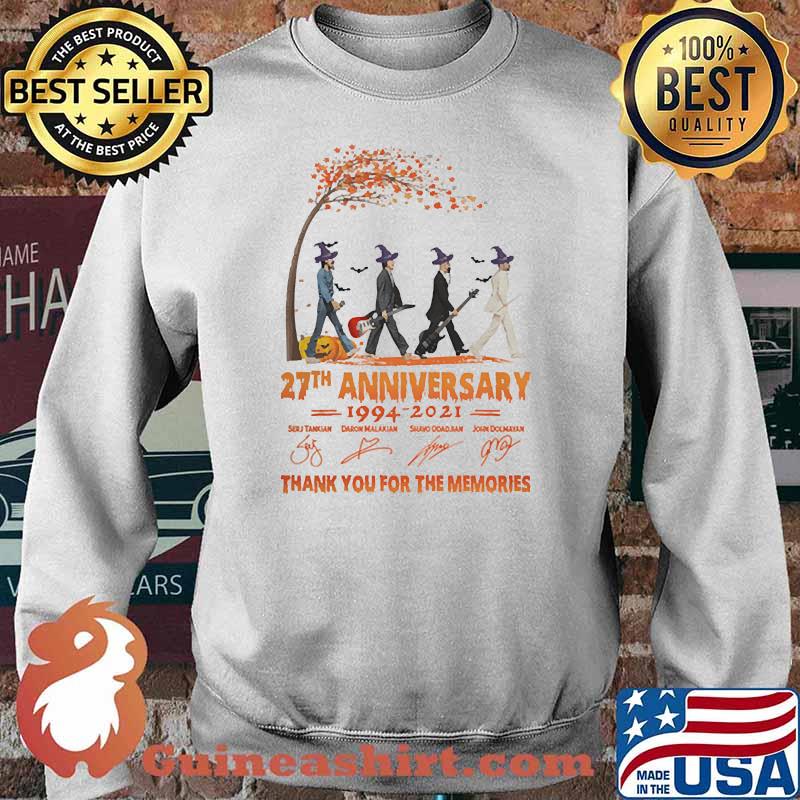 27th anniversary 1994 2021 thank you for the memories signatures s Sweater