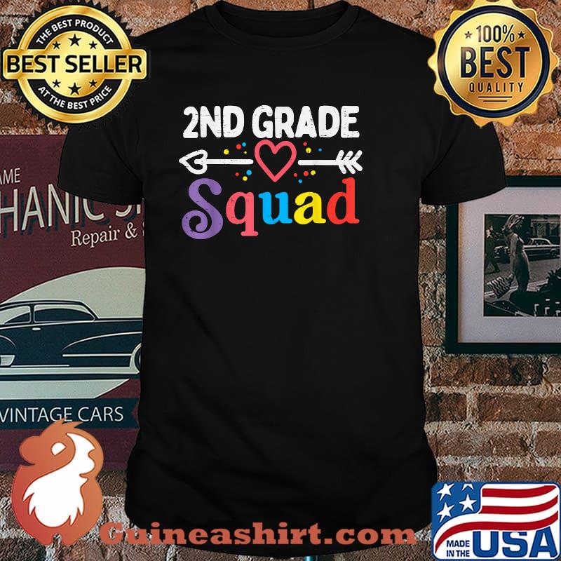 2nd Grade Squad Second First Day Of School T-Shirt