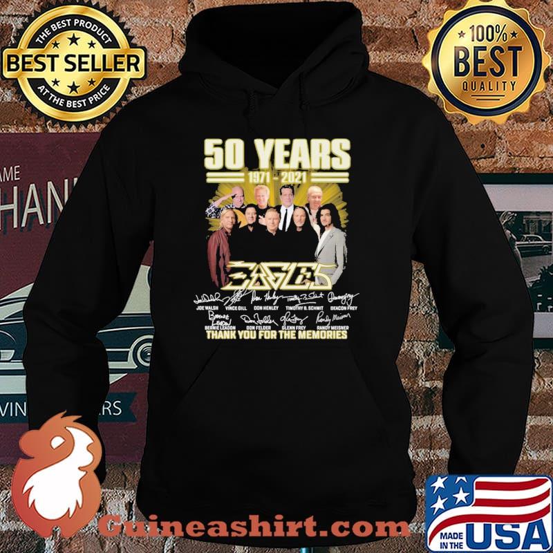 50 Years 1971 2021 Eages Thank You For The Memories Shirt Hoodie