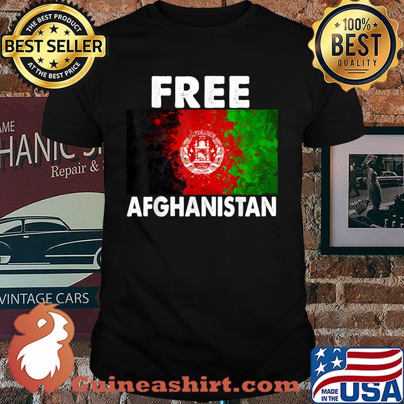 Afghanistan Flag Free Afghanistan T-Shirt