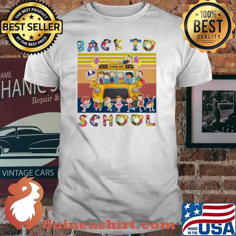 Back to schook bus driver vintage shirt