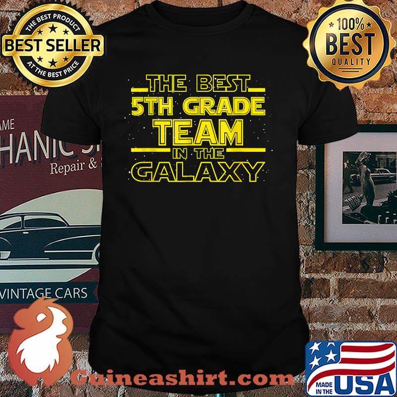 Back To School Best 5th Grade Team In The Galaxy Space Out T-Shirt